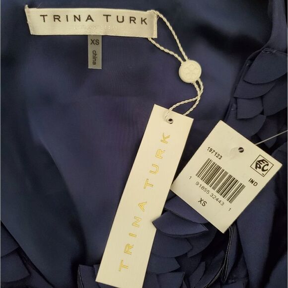 Trina Turk Ruffle-Neck Tank Top - Picture 10 of 11